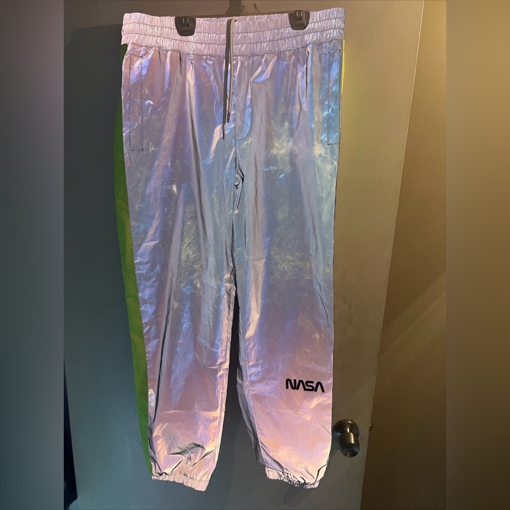 Forever 21 NASA Reflective Pants Large Men’s